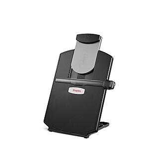 Staples BookLift Plastic Document Stand with Lip Black 88980 Staples