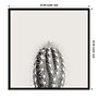 Amanti Art Haze Cactus Succulent Tall by The Creative Bunch Studio Wood Framed Wall Art Print, 33" x 33" (A42675345771)~#|#~7D68A61E-4E59-49AC-9C585D423D28259F_sc7
