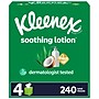 Kleenex Lotion Facial Tissue, 3-Ply, 60 Sheets/Box, 4 Boxes/Pack (54289)~#|#~7D69CE35-AF91-44F4-B08B5F606C112433_sc7