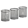 Mind Reader Metal Pen and Accessory Holder Desk Organizer, Silver, 3-Pieces (CLIPMESH3-SIL)~#|#~7D6E581E-FAC3-43C2-8CA0D2E6B420EA99_sc7