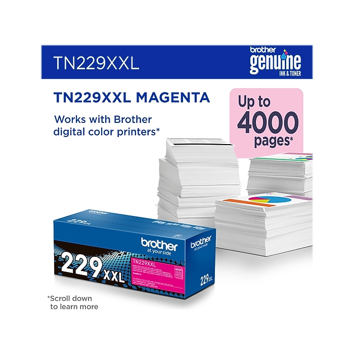 Brother TN229XXL Magenta Super High Yield Toner Cartridge