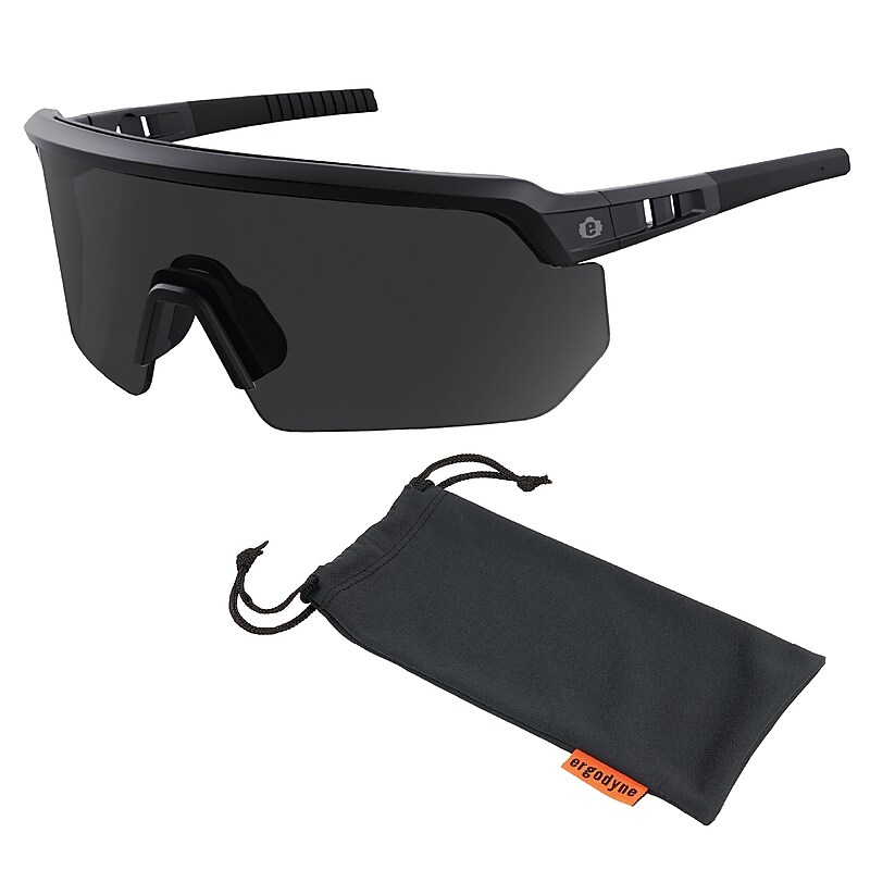 Ergodyne Skullerz AEGIR-HC Safety Glasses, Smoke Lens (55201) image 1