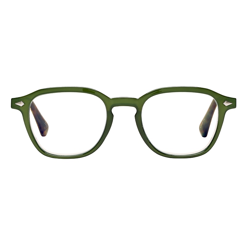 SAV Optitek Blue Light +2.75 Reading Glasses, Dark Olive (E7313) image 1