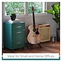 Space Solutions 3-Drawer Mobile Vertical File Cabinet, Letter Size, Lockable, 26.7"H x 14.25"W x 18"D, Teal (24431)~#|#~7D7796E0-3535-4086-B7AD3510091E207B_sc7