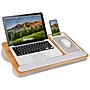 LapGear Home Office Pro 21.1" x 14.1" x 2.6" Lap Desk, Oak Wood (91599)~#|#~7D7A0C10-AB14-47FB-A0687CDF49E06D27_sc7