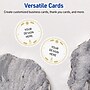 Avery Gold-White Christmas Trees Matte Blank Card, White, 120/Pack (S00-FE2)~#|#~7D7C17F1-C38C-4227-B8364E59A6D3ACFC_sc7
