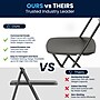 Flash Furniture HERCULES™ Plastic Armless Folding Chair, Black, 20/Pack~#|#~7D7DD32D-D746-4410-85B4F8539967BBC7_sc7