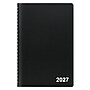 2027 Staples 5" x 8" Weekly & Monthly Appointment Book, Faux Leather Cover, Black (ST12946-27)~#|#~7D7DDA67-2C5F-464F-8DDE80DAFEB03C5B_sc7