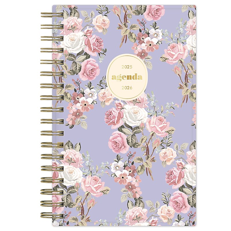 2025-2026 Blue Sky Sincerely Jules Scarletta 3.625" x 6.125" Academic Weekly & Monthly Planner, Plastic Cover, Multicolored image 1
