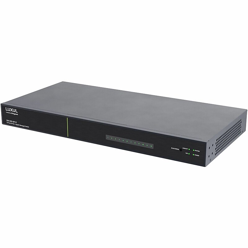 Legrand Luxul 1Gb L2/L3 Managed Switch, Black (SW-505-8P-R) image 1