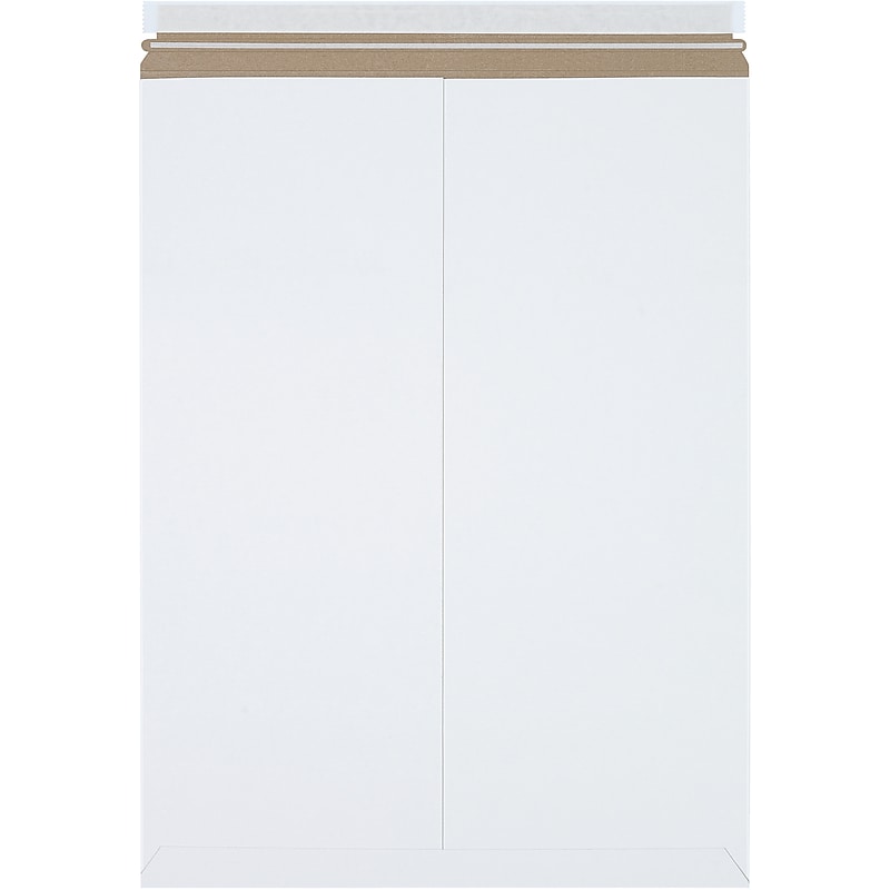 18" x 24" Self-Sealing Fiberboard Mailer, White, 50/Carton (RM11PS) image 1