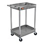 Luxor ENDURA 2-Shelf Utility Cart, Gray (STC11-G)~#|#~7D81B4C6-9A81-4229-8819D2BF3A9352FA_sc7