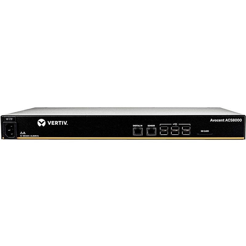 Vertiv Avocent ACS 8000 32-Port Serial Console Server, Single AC (ACS8032SAC-400) image 1
