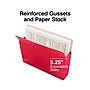 Staples File Pockets, 5.25" Expansion, Letter Size, Assorted Colors, 5/Pack (TR765503)~#|#~7D86011E-7BCA-49E1-9599BF412DBBA0E7_sc7