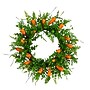 Nearly Natural 22-in Artificial Easter Fern and Carrots Wreath (W1416)~#|#~7D899852-95FC-4165-89A4126125611AEE_sc7