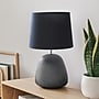 Creekwood Home Concrete 16.93" LED Table Lamp, Black (CWT-1009-BK)~#|#~7D9AC984-886C-45E4-98245CF47F95EF7F_sc7