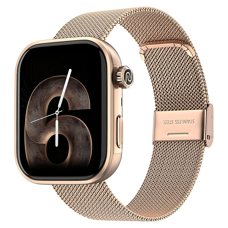Noise Pro 6 Intelligent AI Smart Watch, Rose Gold (NSW-435RG) image 1