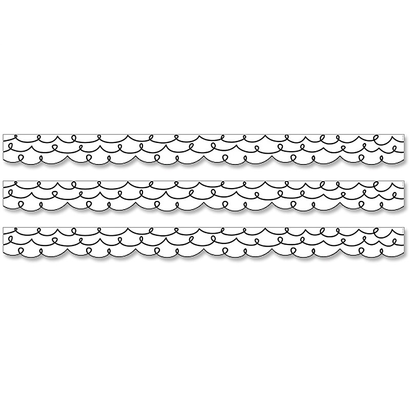 Creative Teaching Press® Scalloped Border, 2.75" x 105', Loop-de-Loop (CTP10456-3) image 1