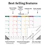 2026 TF Publishing Rainbow Blocks 17" x 22" Monthly Desk Calendar (26-8206)~#|#~7DA1E077-EB40-40E9-96E387C954CA4E3A_sc7