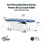 Viva Comfort XRO Electric Height and Back Adjustable Exam Table with Stirrups, 600 lb Capacity, Blue (ADI903-24-BLU-MK)~#|#~7DA6B8B3-F9A1-44D0-87A5F369012A2AD7_sc7