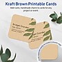 Avery Integrated Cards, 2" x 2", Matte Kraft Brown, 120/Pack (95292)~#|#~7DA94981-FD8A-4A6B-B17C9B12619465CF_sc7