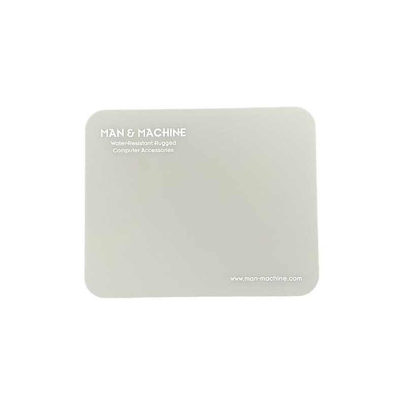 Man & Machine Washable Silicone Mouse Pad, Gray, 5/Pack (MPAD/G5) image 1