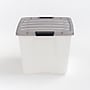 Iris 53 Quart Storage Bin with Latching Lid, Plastic, Clear, 5/Pack (500149)~#|#~7DAB35D1-4459-4C14-85EBC90C6E18467E_sc7