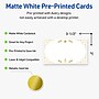 Avery Gold-White Christmas Trees Matte Blank Card, White, 80/Pack (S00-FE5)~#|#~7DAC19CF-EE08-4081-B1E6269F39A632EE_sc7