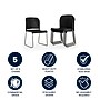 Flash Furniture HERCULES Series Plastic Contoured Stacking Chair, Black, 5/Pack (5RUT238ABK)~#|#~7DAFC4C2-0E99-4EDF-9F22EEFEC28CD084_sc7