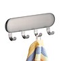 iDesign Forma Self Adhesive Small Key Rack, Brushed Stainless Steel (82600)~#|#~7DB0E02F-50E7-4093-881BF4A61826EAEA_sc7