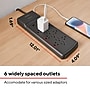 Staples TECH 12-Outlet 2-USB Port Surge Protector, 8', 3900 Joules, Black (ST62774)~#|#~7DB19C4C-2CCD-4D20-ACE131A8FA91AD28_sc7