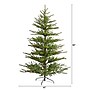 Nearly Natural 4-ft Fraser Fir Natural Look Artificial Christmas Tree with 100 Clear LED Lights and a Burlap Base (T1989)~#|#~7DB5E086-B7C2-4FCE-8B1E5BFFAADB9288_sc7