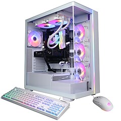 CyberPowerPC Gaming Desktop Computer, AMD Ryzen 7 8700F, Radeon RX