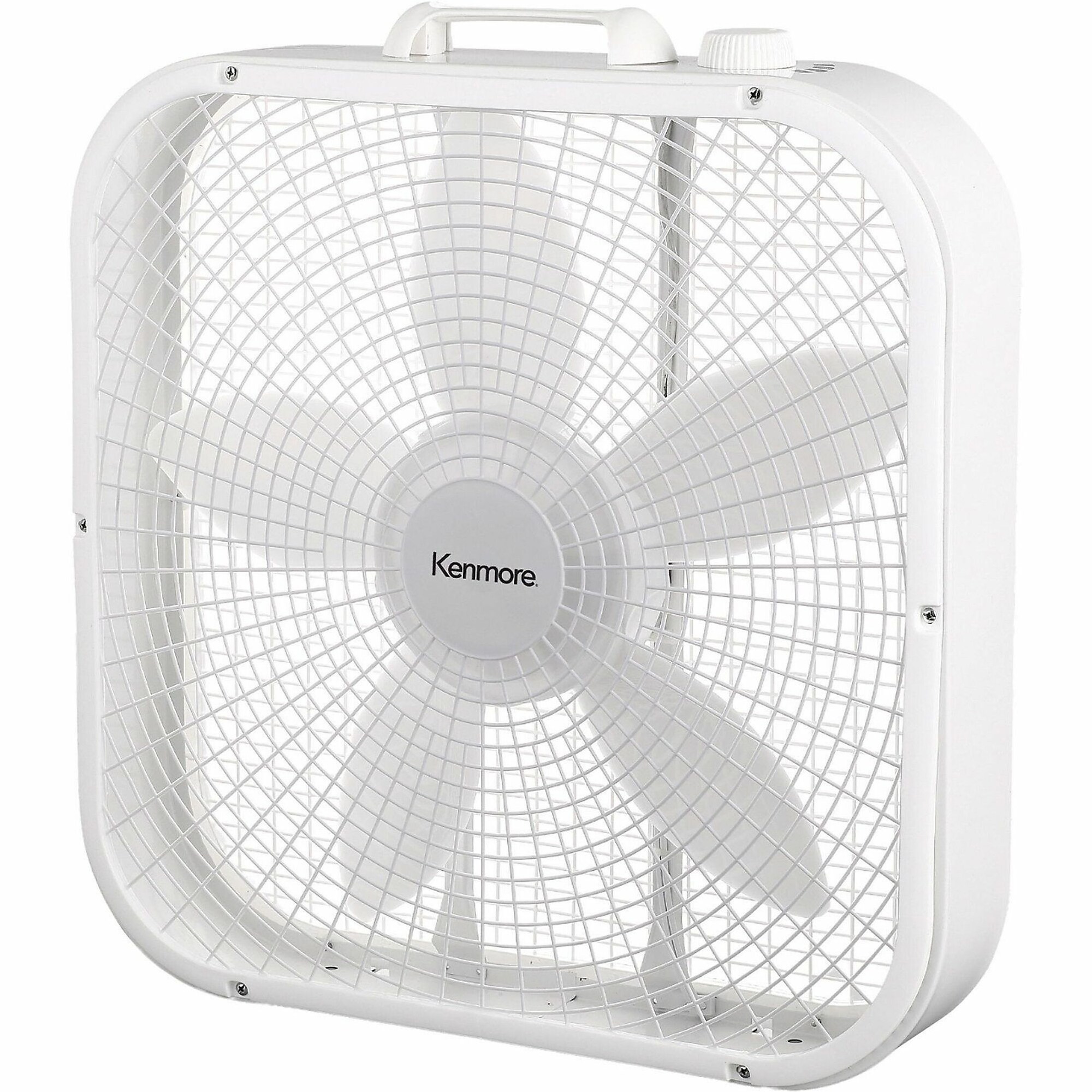 Kenmore 20″ Box Floor Fan, White (ESMKM60048WH) Simolary simolary.com