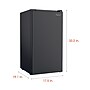 Magic Chef Adjustable Temperature Control Refrigerator, 3.2 Cu. Ft., Black (HMAR33BE)~#|#~7DC40481-5EDE-4D84-A30C4A4F13590B8F_sc7