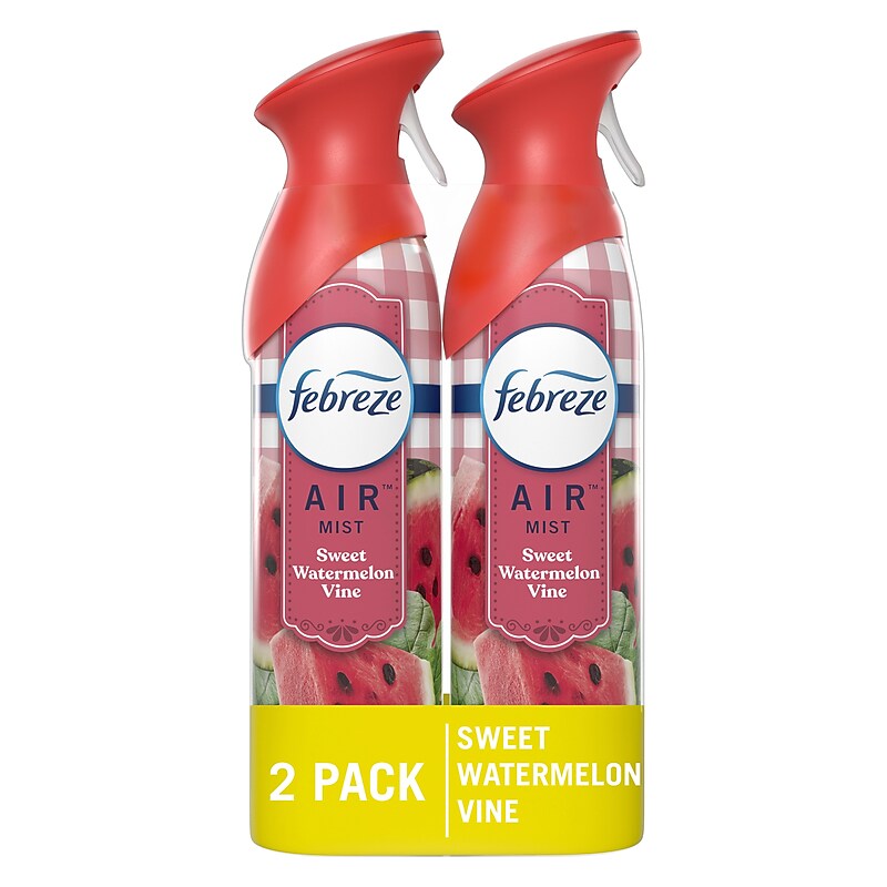 Febreze Air Mist Air Freshener Spray, Sweet Watermelon Vine Scent, 8.8 oz., 2/Pack (11577) image 1