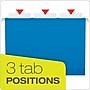 Pendaflex Ready-Tab 10 Premium Reinforced Hanging File Folder, 3-Tab, Letter, Assorted Colors, 25/Box (42621)~#|#~7DD2B37F-9BDC-48D4-82104921D80BE0FE_sc7