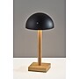 Adesso Nash 12" LED Table Lamp, Natural Wood/Black (4065-01)~#|#~7DD3DF69-88C5-4D1D-814290A54FED14FF_sc7