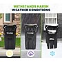 Alpine Industries 500 Series Plastic Outdoor Trash Can, 64 Gallon, Black (ALP500-64-BLK)~#|#~7DD4E86C-C8CF-4AFE-AC46AD4F2F54FD2D_sc7
