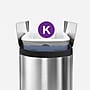 simplehuman Code K 9-12 Gallon Trash Bag, 6.5" x 8.9", Low Density, 1.2 mil, White, 240 Bags/Box (CW0260)~#|#~7DD6767F-CF88-4C66-BA62FCD12192387A_sc7