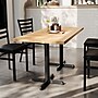 Flash Furniture Bennett Wooden Commercial Indoor Table, 60" x 30", Natural Top/Black Base (GSF3060NTT2222)~#|#~7DD85CC8-0692-4AAD-B141E91EBD83DFD8_sc7
