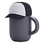 ASOBU Happy Hat Stainless Steel Double Wall Insulated Travel Mug, 13 oz., Black, (ADNASM25BCBK)~#|#~7DD8F029-15B5-47D3-A2191E22DD850D54_sc7