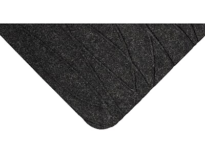 M+A Matting TuffComfort Anti-Fatigue Commercial Standing Desk Floor Mat, 2′ x 6′, Coal Black (5230232272107) Sansujyuku sansujyuku.com