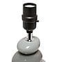 Simple Designs Shades of Gray Ceramic Stone 14.70" LED Table Lamp, Gray (LT3052-GRY)~#|#~7DDABA8F-6490-442B-97C54B319C532786_sc7