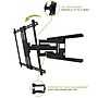 Kanto Long Extension Full Motion TV Wall Mount for 50" - 100" TVs, Black (PDX700)~#|#~7DDFF7E1-D759-494F-9A28DDA64B5F85A6_sc7