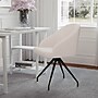 Martha Stewart Sora Velvet Swivel Task Chair, White/Oil Rubbed Bronze (CH222119WHBK)~#|#~7DE08A8A-A6AA-40C4-97DEC379289481D3_sc7