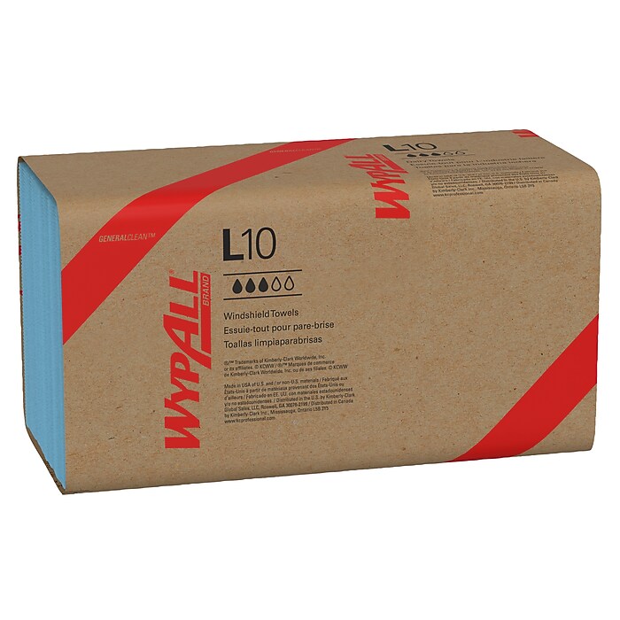 WypAll GeneralClean L10 Nylon Cleaning Wipers, 10.25