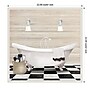Amanti Art Bathroom I by Elizabeth Medley Framed Canvas Wall Art Print, 22" x 22" (A42678300096)~#|#~7DE7710C-CD4B-446A-96FDA646CC9F233C_sc7