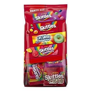 Skittles Original Party Size Wild Berry & Sour Fun Size Chewy