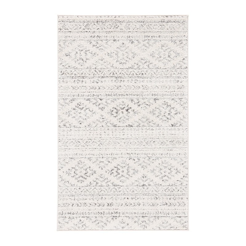 Safavieh Tulum Collection 10' x 13' Rectangle Indoor Area Rug, Machine Made, Ivory/Grey (TUL272A-10) image 1